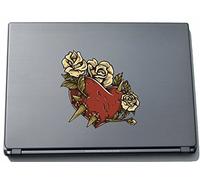 Pinkelephant Misc2-Hearts17 150 x 151 mm Crazy Creepy Heart Sticker Skin for Laptop