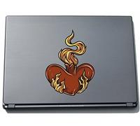 Pinkelephant Misc2-Hearts18 150 x 111 mm Crazy Creepy Heart Sticker Skin for Laptop
