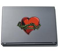 Pinkelephant Misc2-Hearts20 150 x 196 mm Crazy Creepy Heart Sticker Skin for Laptop