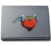 Pinkelephant Misc2-Hearts23 150 mm Crazy Creepy Heart Sticker Skin for Laptop