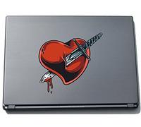 Pinkelephant Misc2-Hearts23 210 mm Crazy Creepy Heart Sticker Skin for Laptop