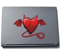 Pinkelephant Misc2-Hearts6 210 x 287 mm Crazy Creepy Heart Sticker Skin for Laptop