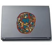 pinkelephant Misc3-Aztec2 150 x 130 mm Aztec Characters Sticker Skin for Laptop
