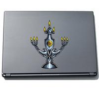 Pinkelephant Misc3-Okkult10 210 x 135 mm Occult Mysterious Characters Sticker Skin for Laptop