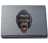 Pinkelephant Misc4-Apes6 150 x 106 mm Creepy Monkey Head Sticker Skin for Laptop