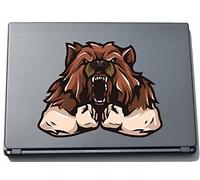 Pinkelephant Sport 045 150 x 195 mm Mad Wolf Sticker Skin for Laptop