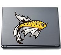 Pinkelephant Sport 050 150 x 155 mm Angry Whale Sticker Skin for Laptop