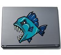 Pinkelephant Sport 051 210 x 222 mm Mad Piranha Sticker Skin for Laptop