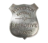Pinkerton Detective Agency Obsolete Old West Police Badge