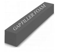 Pinkfairy High Density Foam Gap Filler for Sofa Bed & Headboard | Mattress Extender Rectangle Bolster Support Pillow | Durable Armrest Foam Cushion (Grey, 200x20x20cm)