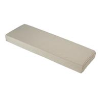 Pinkfairy Outdoor Garden Furniture 3 Seater New Size Bench Pad, Water-Resistant Fabric Seat Cushion Pads For Ultimate Comfort (Sand, 140 x 50 x 5cm (55 x 20 x 2)