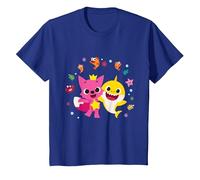 Pinkfong and Baby Shark T-Shirt T-Shirt, Youth, Royal Blue, X-Small