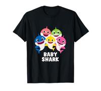 Pinkfong Baby Shark Family Official Text with text T-Shirt