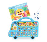 Pinkfong Baby Shark Official Alphabet Bus - Interactive Phonics Toy for Toddlers, ABC Learning & English Vocabulary Educational Toy, 37 Buttons & 300+ Sounds - Ideal Preschool Gift - PTNSP010