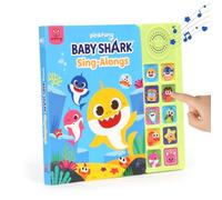 Pinkfong Baby Shark Sing-Alongs 10 Button Sound Book - Official Interactive Musical Toy for Toddlers, Classic Nursery Rhymes & Sensory Education Learning English Book - PFNSB006