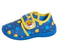 Pinkfong Boys Baby Shark Slippers Toddlers First Walkers Slipper Booties Easy Fasten House Shoes