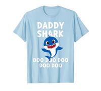 Pinkfong Daddy Shark Official T-Shirt T-Shirt, Men, Baby Blue, Small