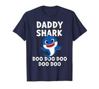 Pinkfong Daddy Shark Official T-Shirt T-Shirt, Men, Navy Blue, Large