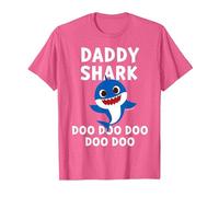 Pinkfong Daddy Shark Official T-Shirt T-Shirt, Men, Pink Heather, Medium
