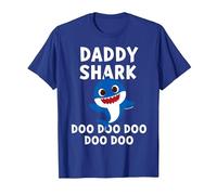 Pinkfong Daddy Shark Official T-Shirt T-Shirt, Men, Royal Blue, 3X-Large