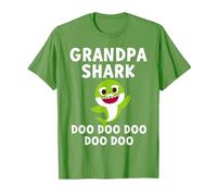 Pinkfong Grandpa Shark Official T-Shirt T-Shirt, Men, Grass Green, Medium