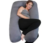 PinkFroggie Pregnancy Pillows,Soft U-Shape Maternity Pillow with Removable Cover-Full Body Support Pillows for Adults Sleeping-Pregnancy Must Haves
