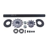 pinkhatcat Jackshaft Go Kart Minibike Complete Jackshaft Kit 3/4" X 10" 40/41/420 Chain
