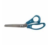 Pinking Shears 23cm (9in) - Stainless Steel Zig Zag Blades for Fabric Cutting, Soft Grip Ergonomic Handles, Durable Craft Scissors for Sewing, Dressmaking & DIY Projects