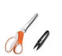 Pinking Shears by Campumer - Zig-zag Scissor for Fabric Leather & Paper - Pinking Dressmaking Sewing Scissors CP-046-UK-A