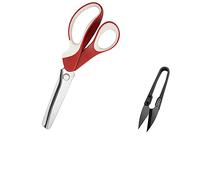 Pinking Shears by Phildim - Zig-zag Scissor for Fabric Leather & Paper - Pinking Dressmaking Sewing Scissors PD-046-UK-C