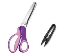 Pinking Shears by Phildim - Zig-zag Scissor for Fabric Leather & Paper - Pinking Dressmaking Sewing Scissors PD-046-UK-D