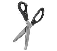 Pinking Shears Dressmaking Fabric Scissors Dress Making Scissors Cutting Zig Zag Pattern Serrated Sewing Scissor Stainless Steel Precision Tailors Scissors 23cm