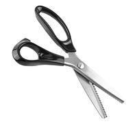 Pinking Shears,Scalloped Scissors Serrated Scalloped Edge Pinking Shears Stainless Steel Shears Tailor Scissors Felt Craft Scissors Cut Scissors for Leather Fabric Craft (4mm)