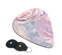 Pinkish Flowers Printed Guitar pick Guitar Plectrums for Acoustic Guitar Electric Guitar Bass Guitar - Guitar Accessories - 6 Pack 0.71mm