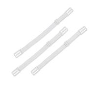 Pinklady Nonslip Elastic Adjustable Band Bra Strap Holder Strap Racer Back Clip for Women (White)