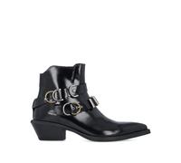 PINKO 50mm buckle strap boots - Black 36-37-38-39-40