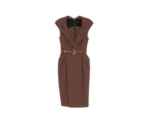 PINKO Amadine belted midi dress - Brown 38-40-42-44-46