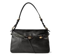 PINKO Belt Bag Big Shoulder Bag Leather 40 cm black