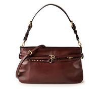 PINKO Belt Bag Classic Shoulder Bag Leather 33 cm red