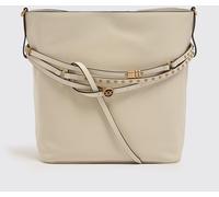 PINKO Belt Bag Leather Bucket Bag with Micro Studs
