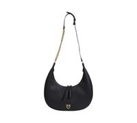 Pinko Brioche Hobo Classic - Tumbled Leather, Black, One size