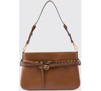PINKO Calfskin Leather Belt Bag with Metallic Love Birds Logo