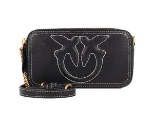 PINKO Carrie Mini Bag Shoulder Bag Leather 18 cm black