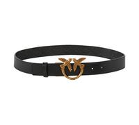 Pinko Cintura Donna Love Berry H3 Belt Monogram Debossed Colore Nero Zd0Q - unisex - PINKO - Belts - Black - S - Accessories S