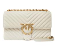 PINKO Classic DC Sheep Nappa Chevron M White - Antique Gold
