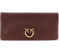 PINKO Click Soft Horizontal Classic Leather Clutch - Size: OS - female