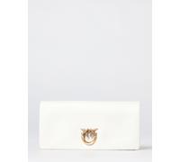 PINKO Click Soft Horizontal Classic Leather Clutch - Size: OS - female