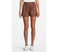 PINKO Clinton Shorts Similpelle Friar Brown size 40 | Shorts Outlet | Women | Brown 40