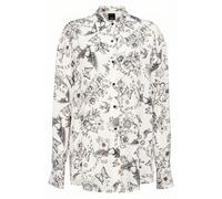 PINKO Corisha Camicia Crepe De Chine Stampa Tattoo Butter/black size 44 | Button-Down Shirts Outlet | Women 44