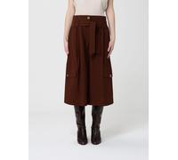 PINKO Cotton Twill Bermuda Shorts with Belt - Size: S - female